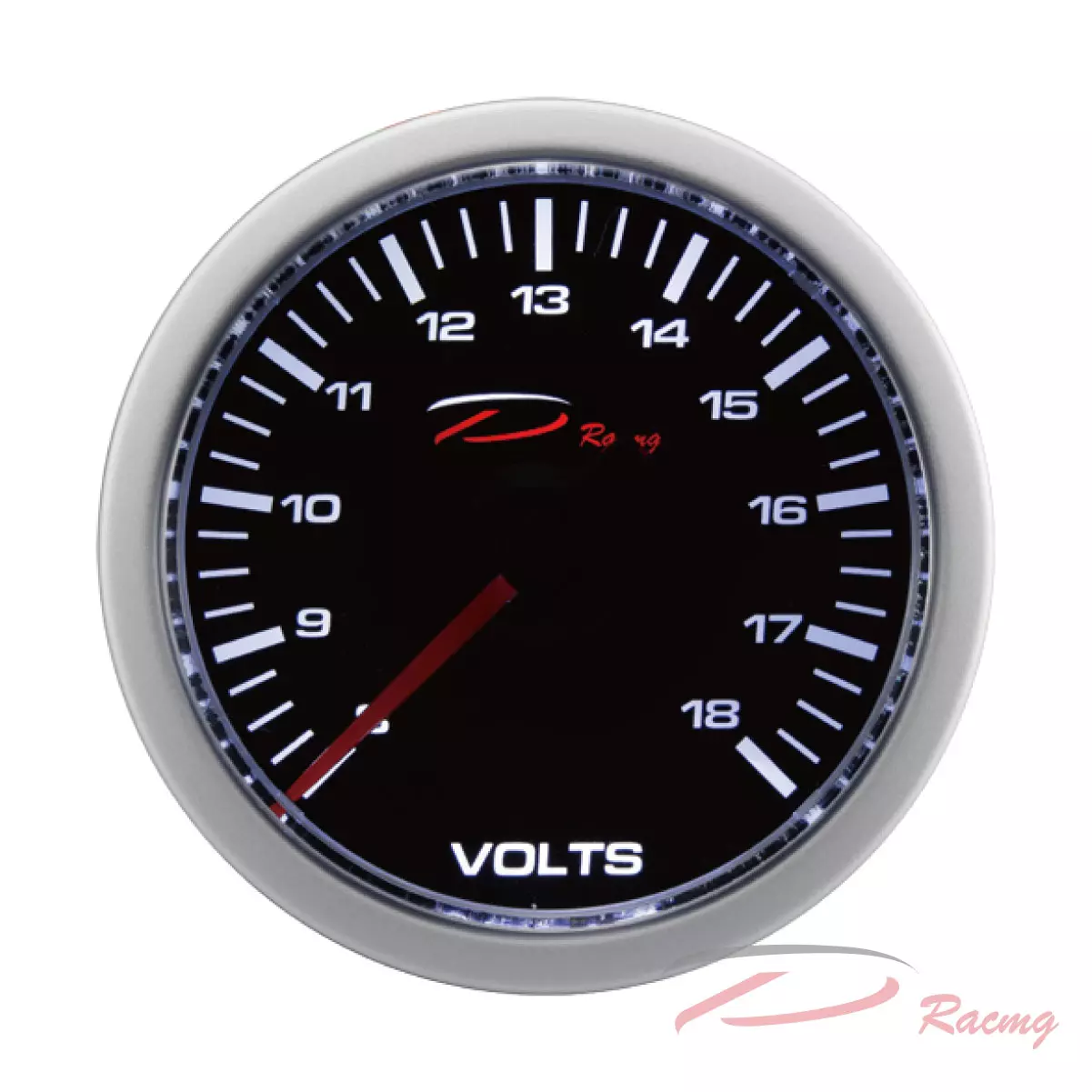 Dracing, Depo racing, universal, digital, analog, 12v, 24v, voltage, voltmeter gauge, car, automotive, 36v, 48v