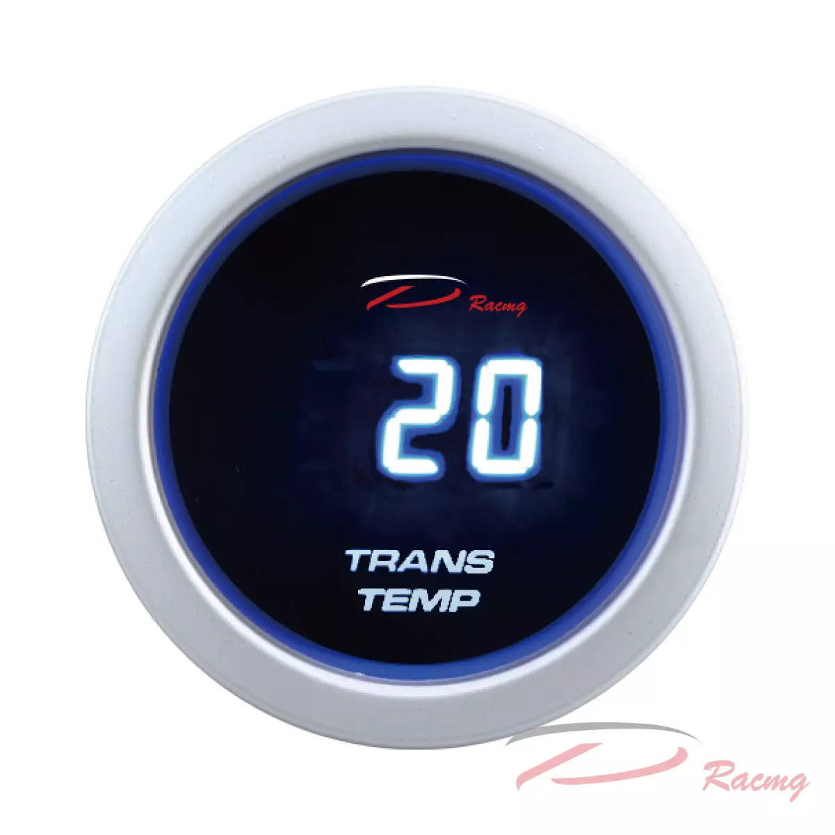 Dracing, Depo racing, Digital Blue Series 52mm - Trans Temp Gauge with Sensor - (°C / °F)